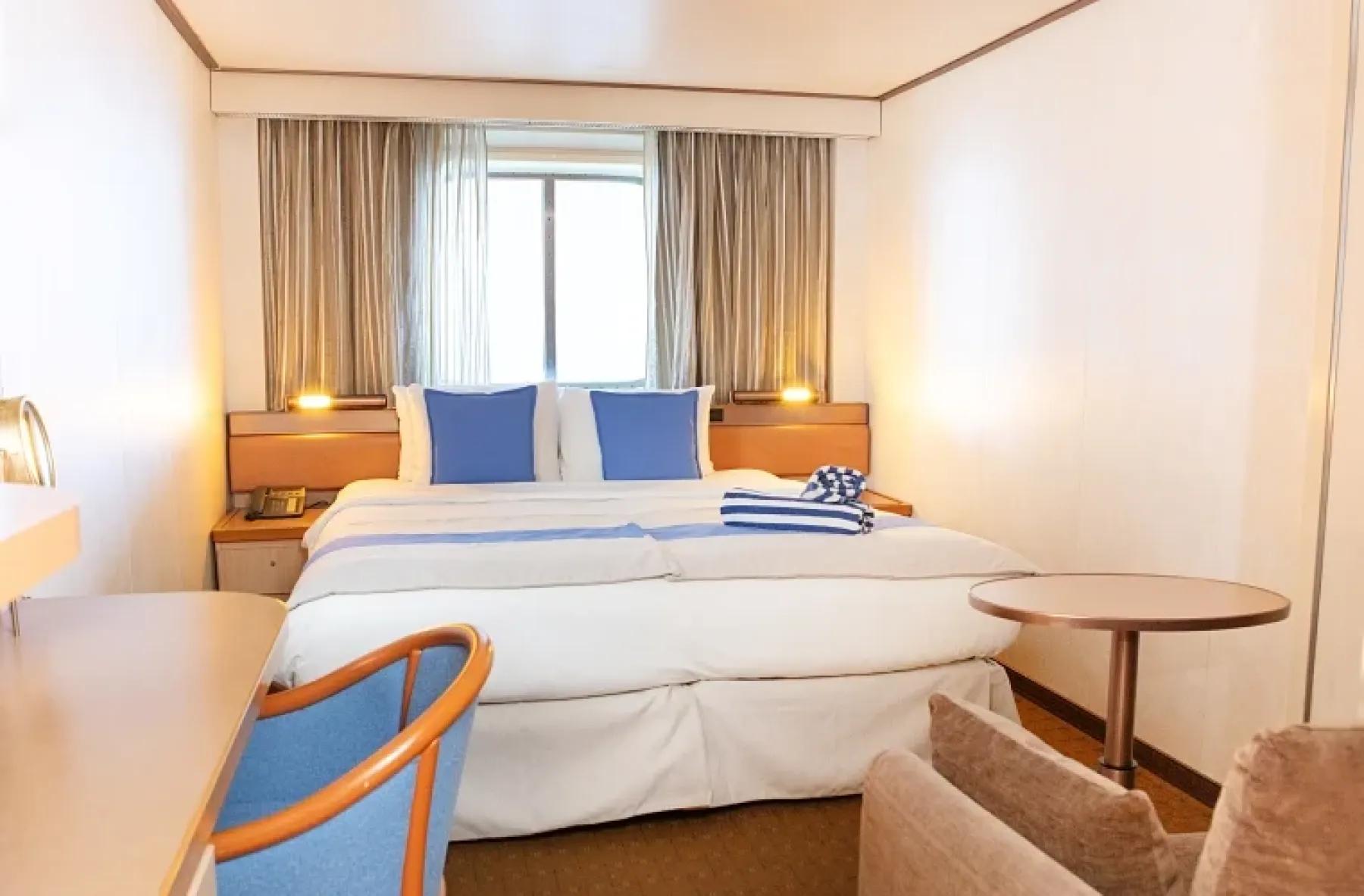 Каюта с окном с ограниченным видом