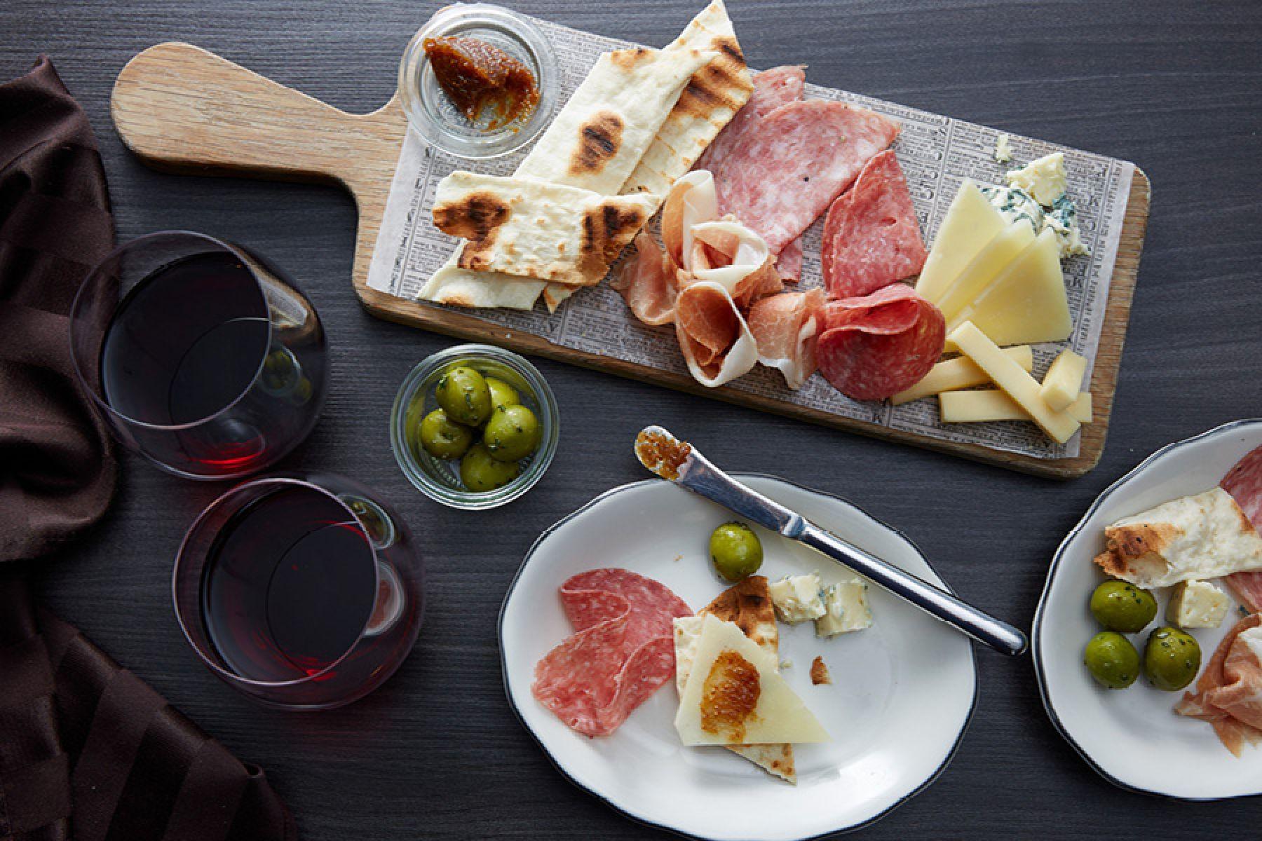 Закуски в ресторане Tuscan Grill на борту Сelebrity Infinity