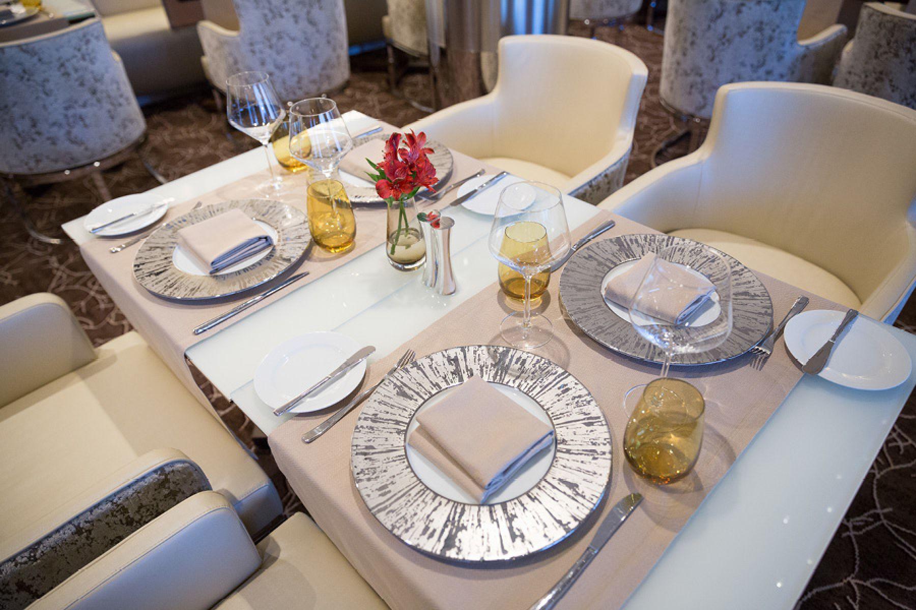 Эксклюзивный ресторан luminae на Celebrity Infinity