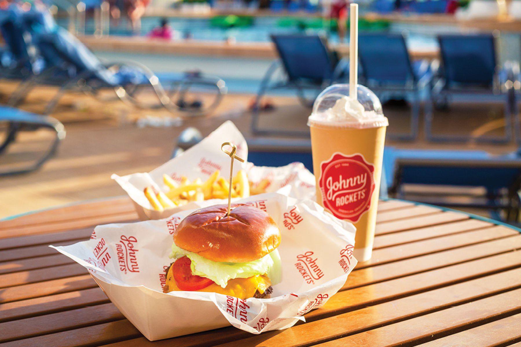 Ресторан Johnny Rockets на Explorer of the Seas