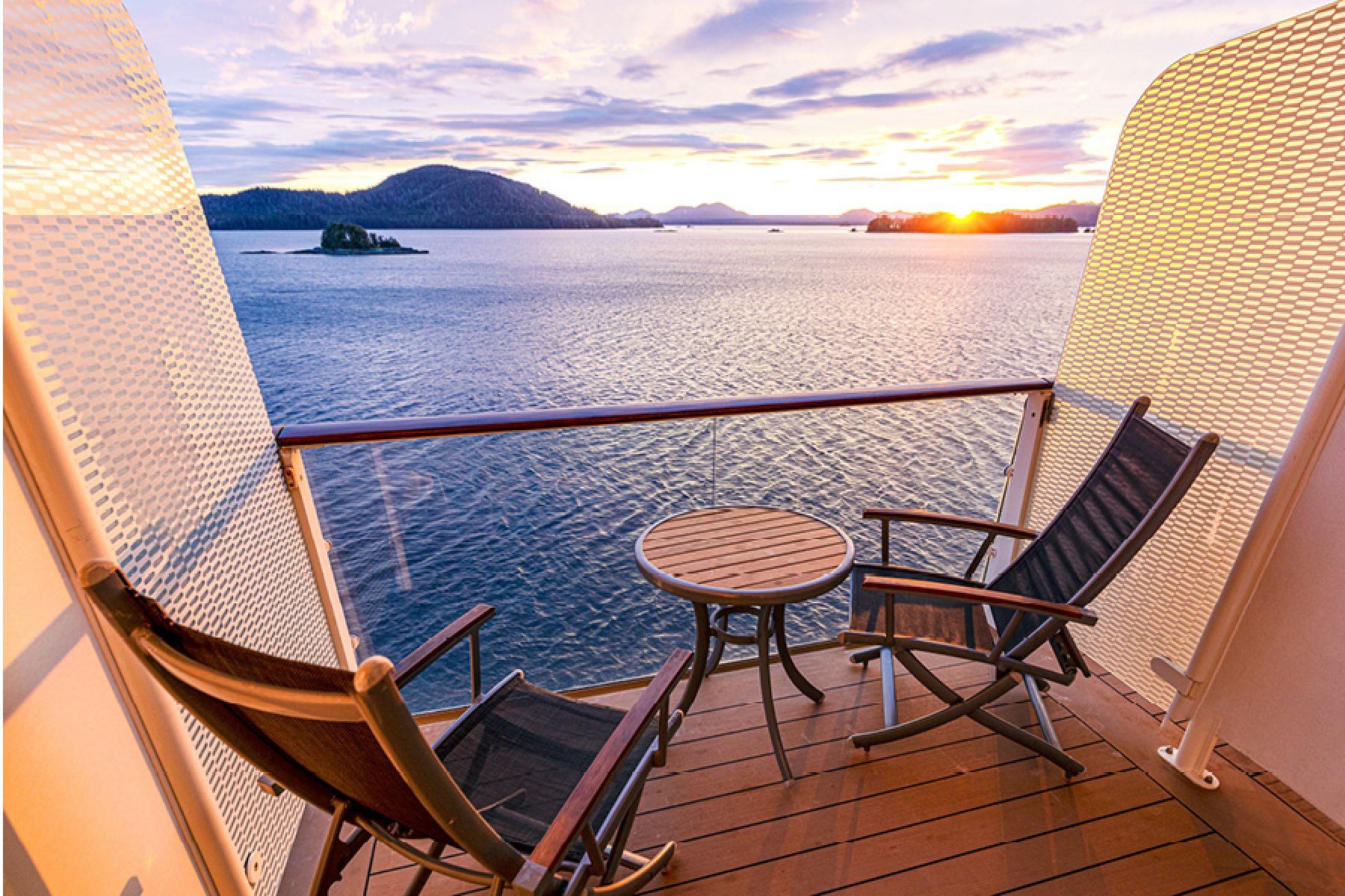 вид с балкона во время круиза на борту Celebrity Eclipse