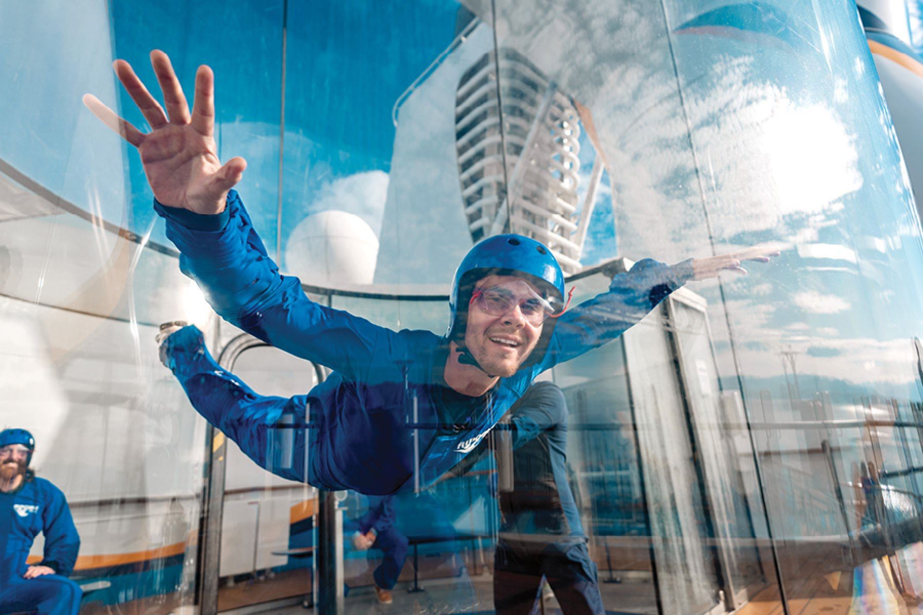 Аэротруба на лайнере Ovation of the Seas