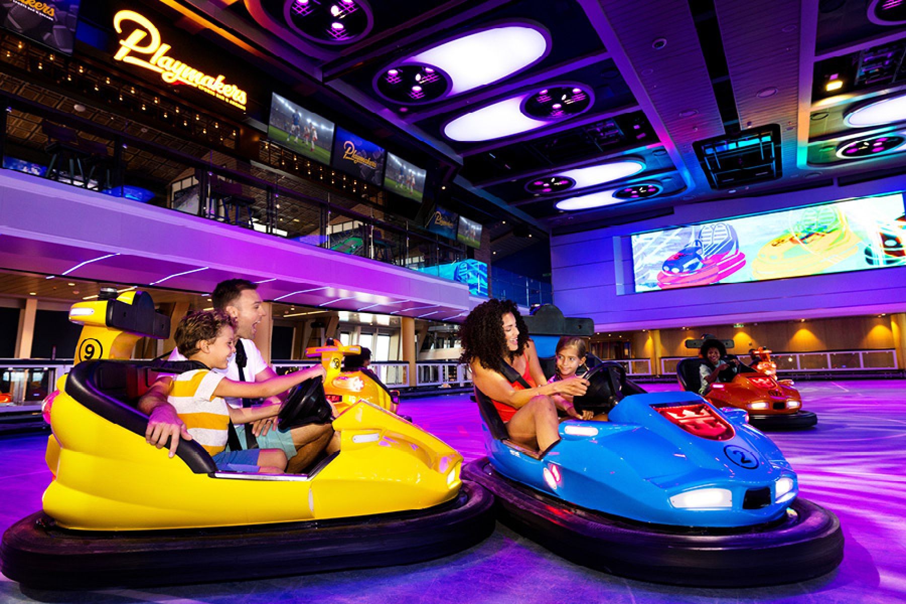 Бамперные машинки на Odyssey of the Seas